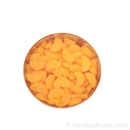 3000g en conserve fraîche mandarine orange en sirop de lumière